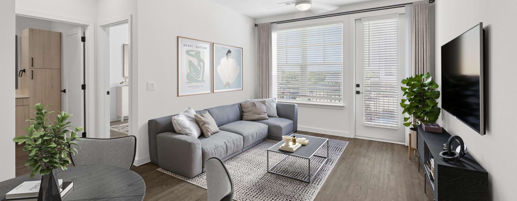 Spacious Living and Dining Area