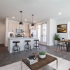 living room, dining area, and kitchen